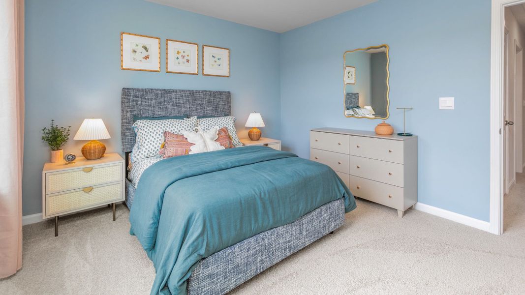 Furnished interior in a model home at Quail Haven in Winston-Salem (Image 36).