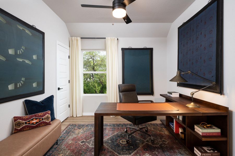 Furnished interior in a model home at La Cima in San Marcos (Image 18). Furnished interior in a model home at La Cima in San Marcos (Image 18).