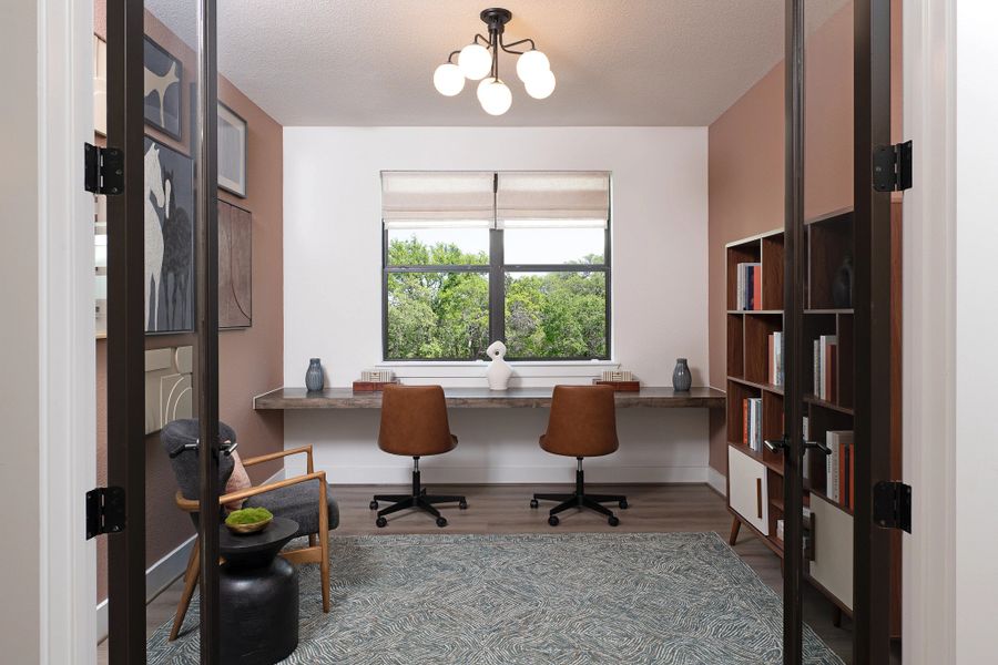 Furnished interior in a model home at Austin Point in Richmond (Image 4). Furnished interior in a model home at Austin Point in Richmond (Image 4).