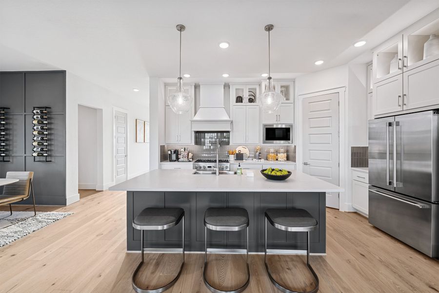 Furnished interior in a model home at Easthaven at Bridgeland Central - Vision Collection in Cypress (Image 10).