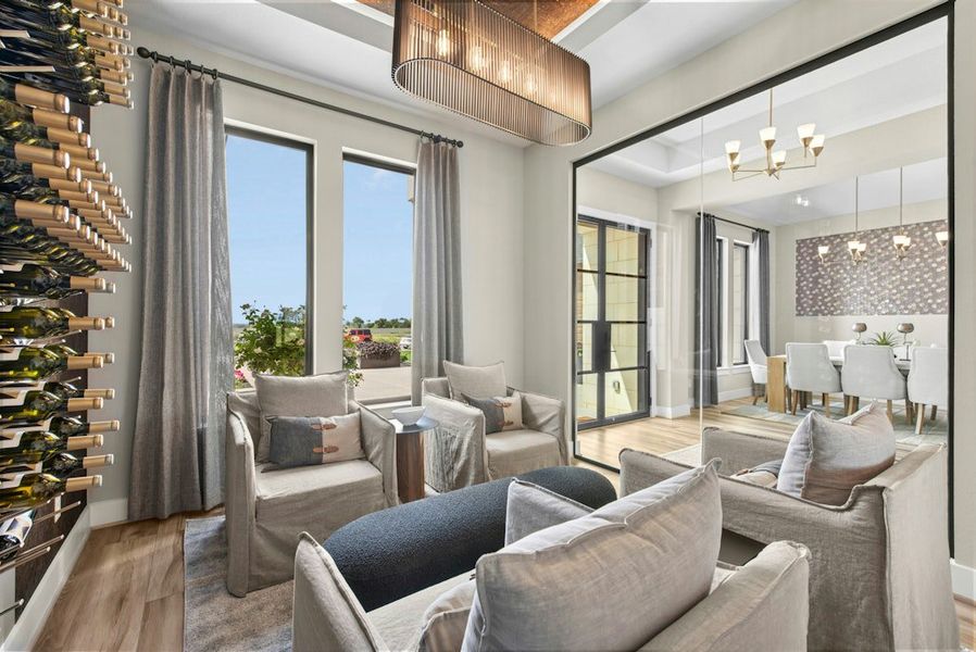 Furnished interior in a model home at Leander Estates in Leander (Image 3).