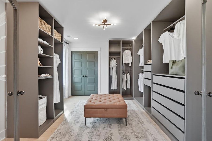 Furnished interior in a model home at Carrington in Stanley (Image 35).