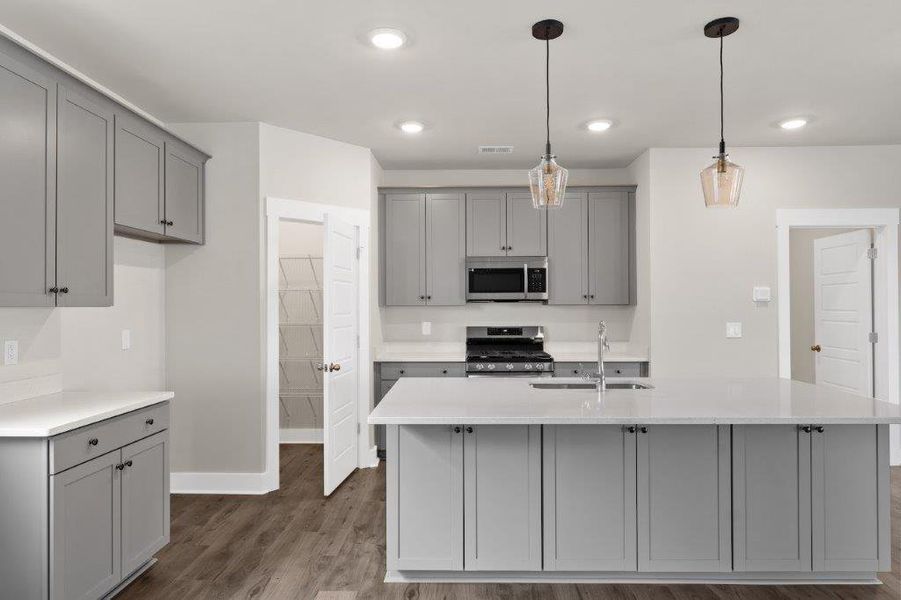 Furnished interior in a model home at Double Springs in Taylors (Image 93). Furnished interior in a model home at Double Springs in Taylors (Image 93).