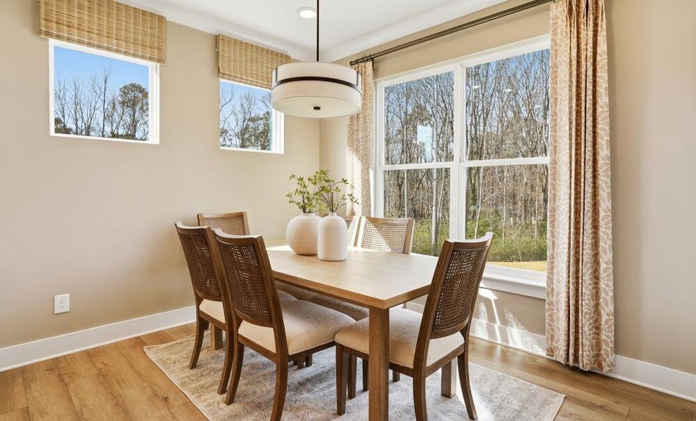 Furnished interior in a model home at Waterford Commons in Rock Hill (Image 44).