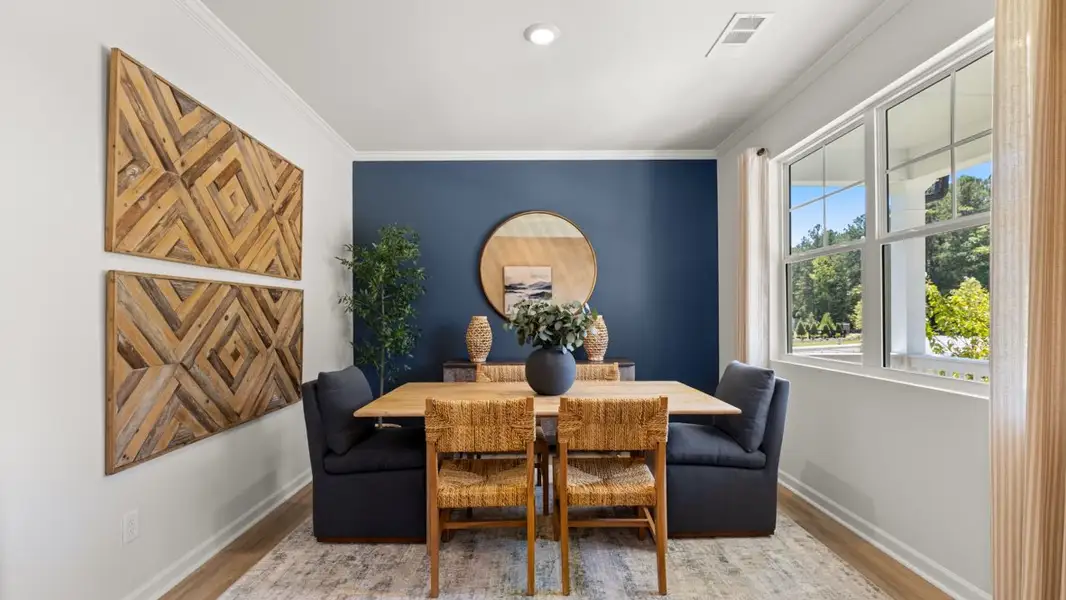 Furnished interior in a model home at Lost Creek in Dallas (Image 4).