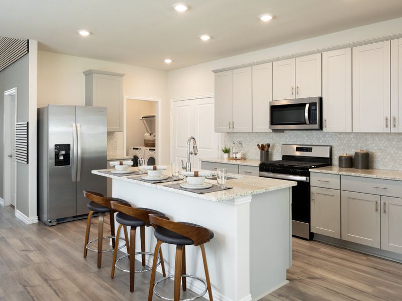 Furnished interior in a model home at Eastridge - Spring Series in McKinney (Image 7). Furnished interior in a model home at Eastridge - Spring Series in McKinney (Image 7).