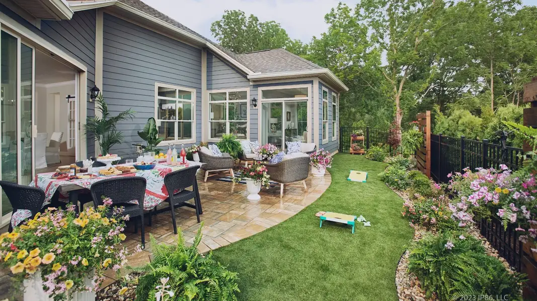 Exterior details of a home in The Courtyards on Robinson Church, Harrisburg (Image 2).