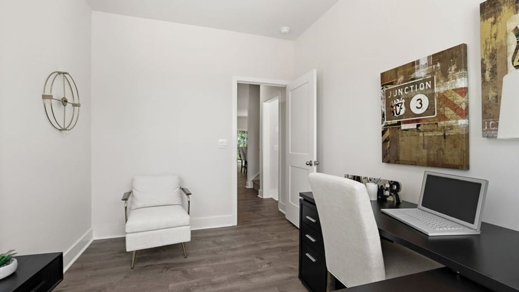 Furnished interior in a model home at Hidden Hills in Spartanburg (Image 19). Furnished interior in a model home at Hidden Hills in Spartanburg (Image 19).