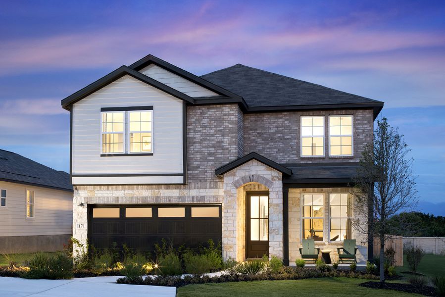 Front exterior of a home in the Bricewood community, located in Helotes, TX (Image 12).