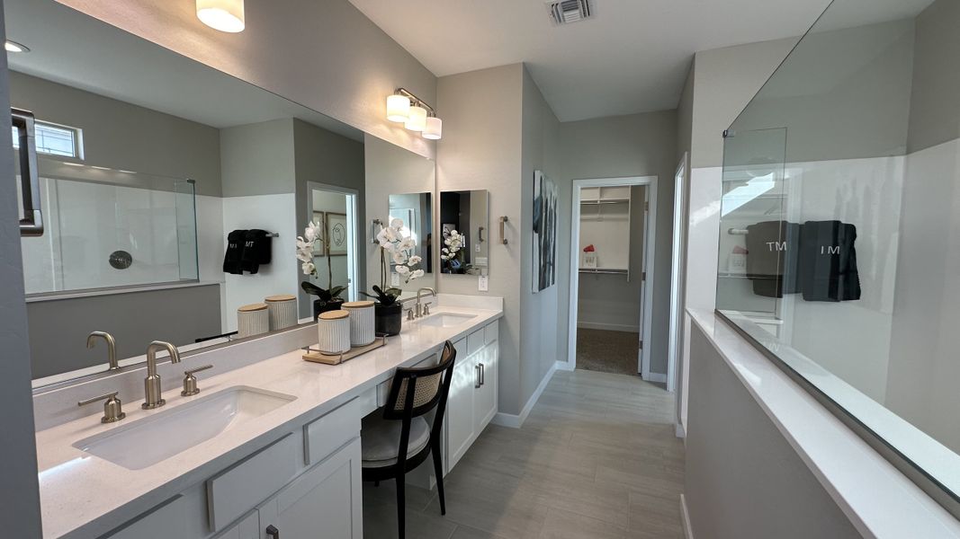 Furnished interior in a model home at Stonehaven Encore Collection in Glendale (Image 21).