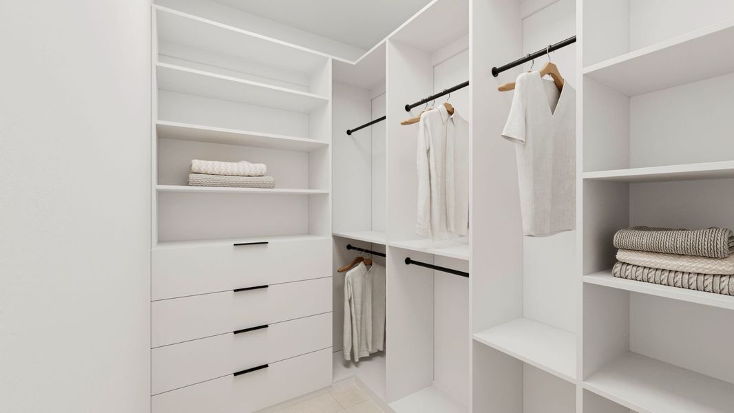Furnished interior in a model home at Palm Villas in Leisure City (Image 11).