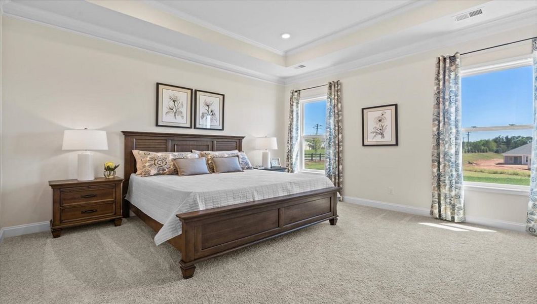 Furnished interior in a model home at The Villas at Pine Valley in Boiling Springs (Image 18). Furnished interior in a model home at The Villas at Pine Valley in Boiling Springs (Image 18).