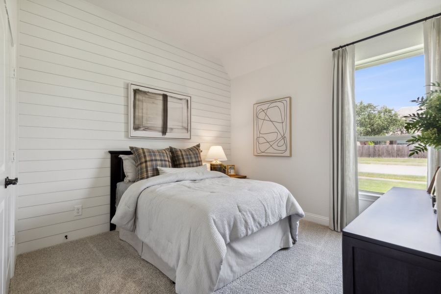 Furnished interior in a model home at Belle Meadows in Cleburne (Image 28).