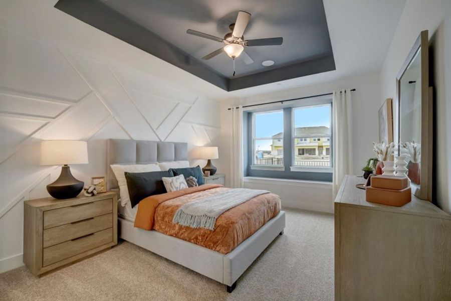 Furnished interior in a model home at Avery Centre in Round Rock (Image 32).