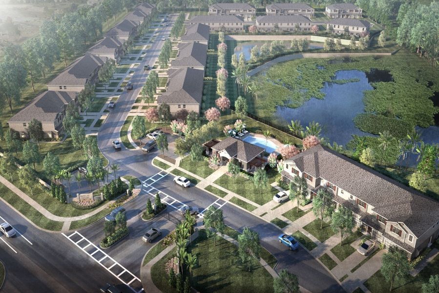 Image 32 of the Hidden Lake Townhomes community in Apopka, FL.