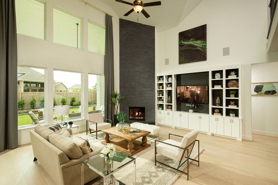 Furnished interior in a model home at Candela 70'  in Richmond (Image 9).