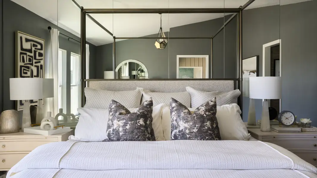 Furnished interior in a model home at Pasadena Landing in Wesley Chapel (Image 11).