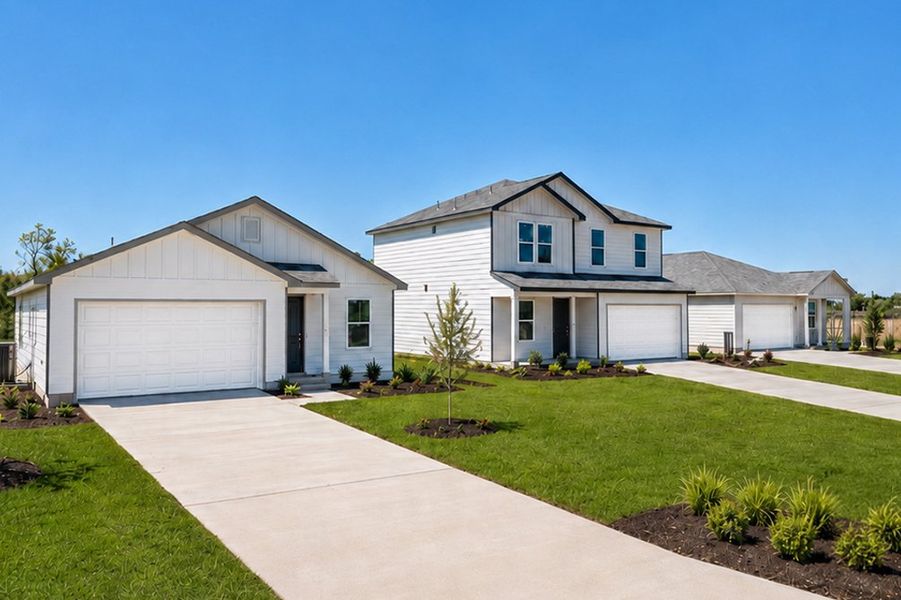Front exterior of a home in the Santa Fe community, located in Cleveland, TX (Image 4).