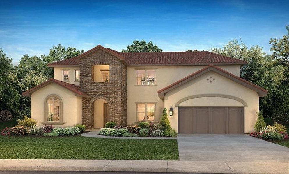 Image 3 of the Del Bello Lakes 70 Series community in Manvel, TX.