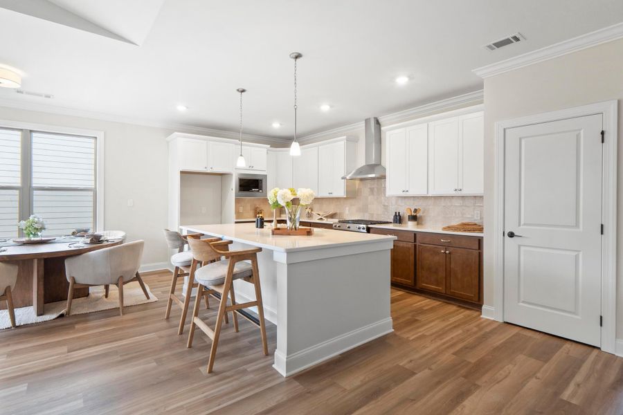 Furnished interior in a model home at Timberlee in Ooltewah (Image 8).