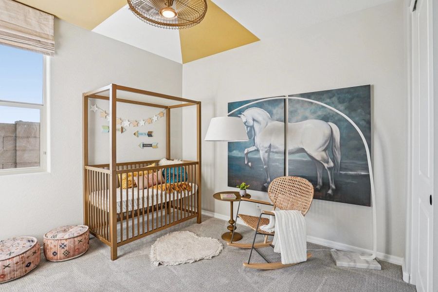 Furnished interior in a model home at Estrella Crossing in Laveen (Image 10).