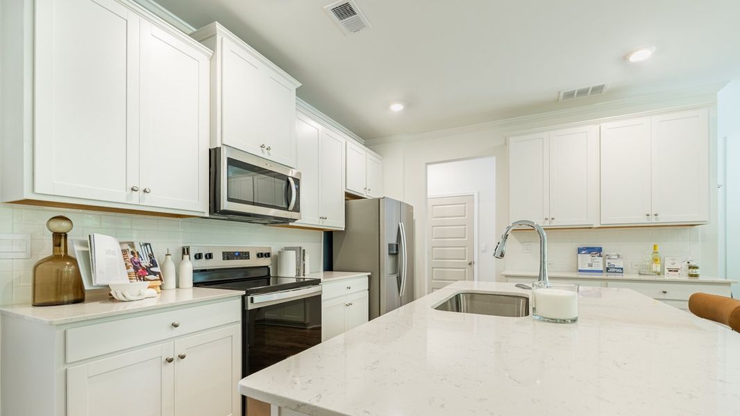 Furnished interior in a model home at Barrett Cove in Marietta (Image 14).