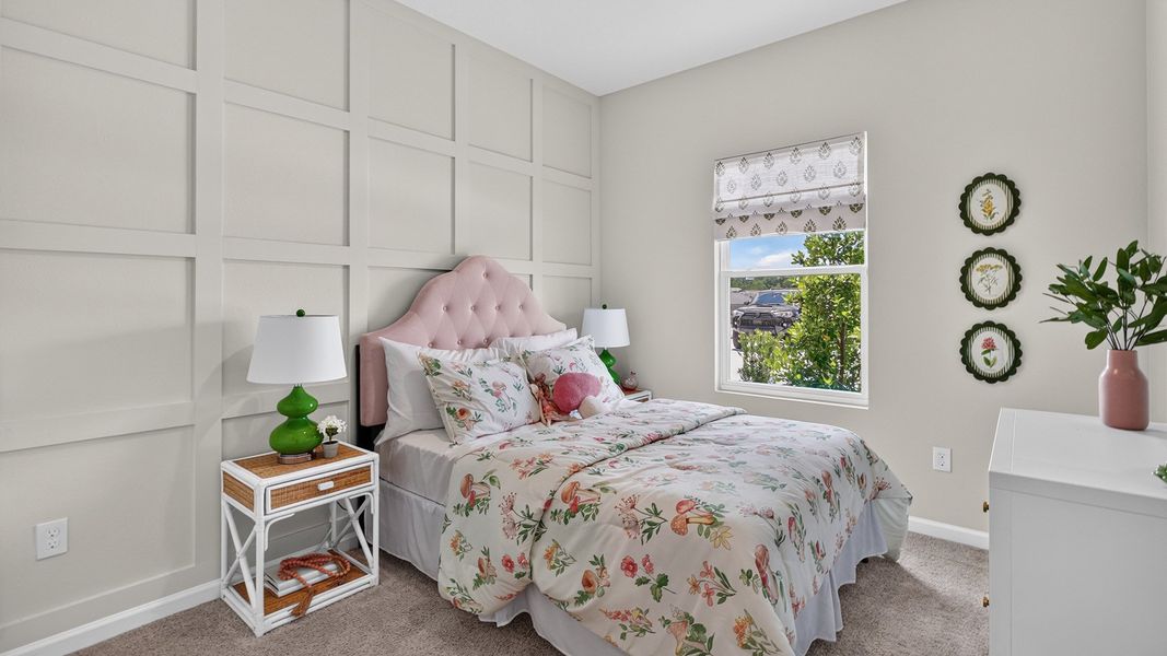 Furnished interior in a model home at Bridle Creek in Jacksonville (Image 39).