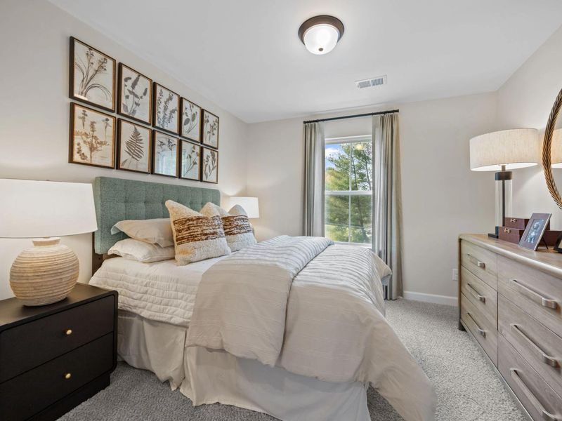 Furnished interior in a model home at Camden Park in Knightdale (Image 18).
