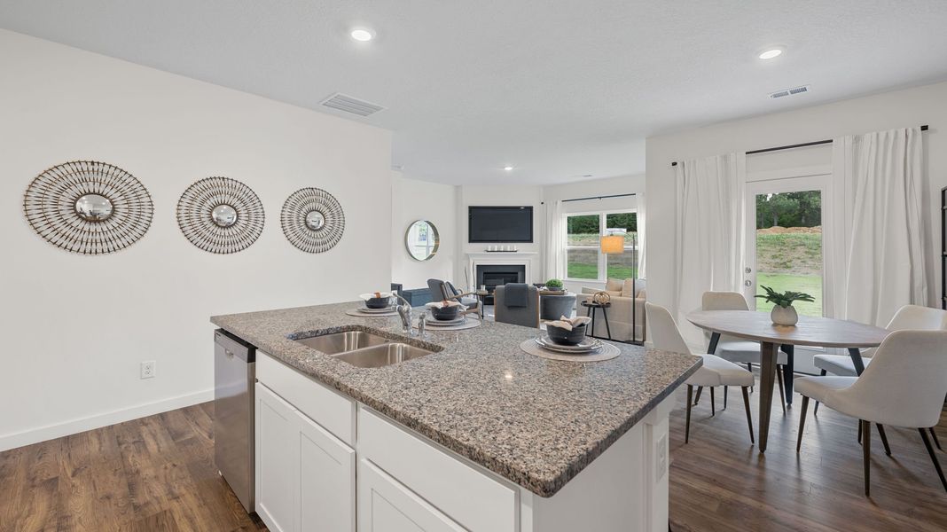 Furnished interior in a model home at Hillcrest Landing in McDonald (Image 22).