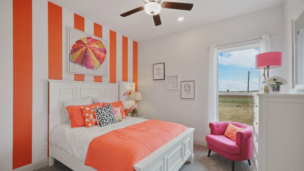 Furnished interior in a model home at Sundance Cove in Crosby (Image 23).