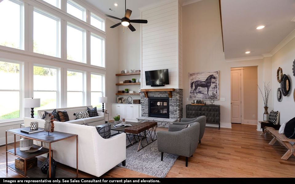 Furnished interior in a model home at Belvoir in Fairview (Image 11). Furnished interior in a model home at Belvoir in Fairview (Image 11).