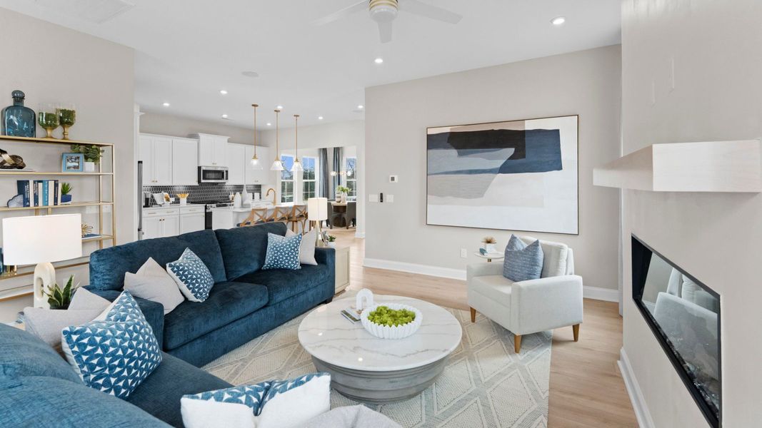 Furnished interior in a model home at Miller Farm Single Family Homes in Pineville (Image 40). Furnished interior in a model home at Miller Farm Single Family Homes in Pineville (Image 40).