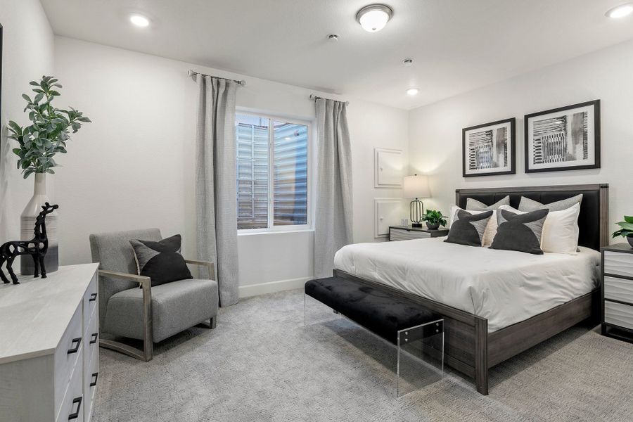Furnished interior in a model home at Sugar Mill Village in Longmont (Image 3). Furnished interior in a model home at Sugar Mill Village in Longmont (Image 3).