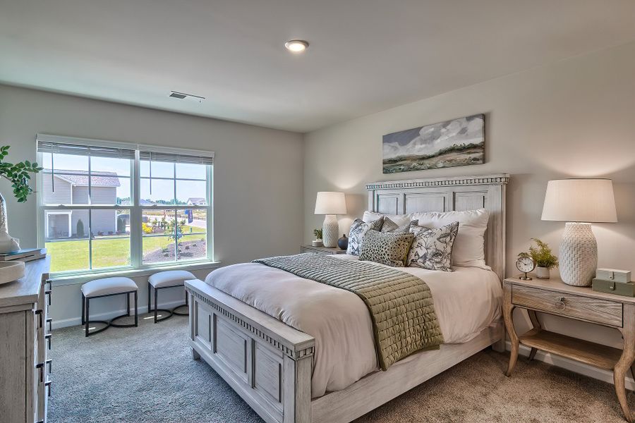 Furnished interior in a model home at Hunters Branch in Hopkins (Image 17).