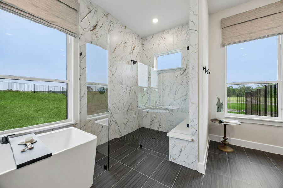 Furnished interior in a model home at Discovery Lakes in Rockwall (Image 34).