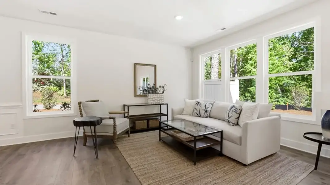 Furnished interior in a model home at Ashmore Hills in Mauldin (Image 8).