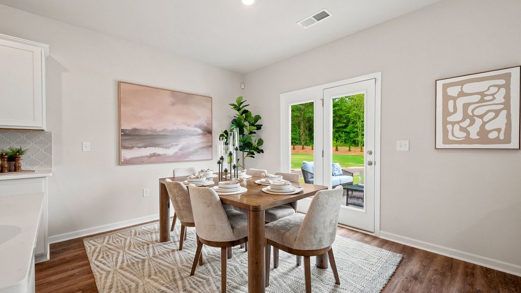 Furnished interior in a model home at Teamon Pointe in Griffin (Image 13). Furnished interior in a model home at Teamon Pointe in Griffin (Image 13).