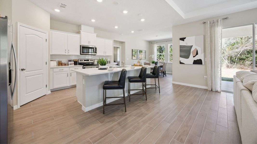 Furnished interior in a model home at Archers Mill in Ormond Beach (Image 20).
