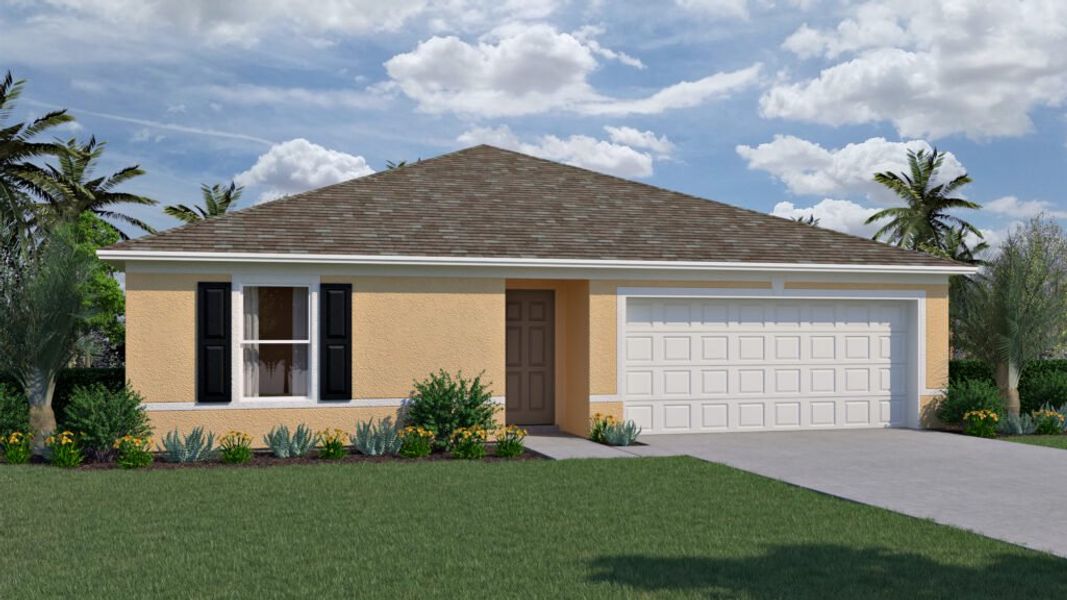 Front exterior of a home in the Tillman Oaks community, located in Wildwood, FL (Image 3).