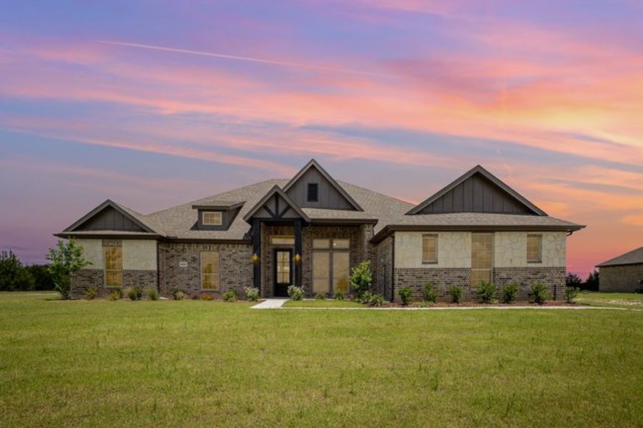 Front exterior of a home in the Emerson Farms community, located in Rockwall, TX (Image 7).