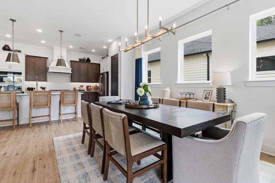 Furnished interior in a model home at Lanier Landing - Retreat Collection in Gainesville (Image 10).