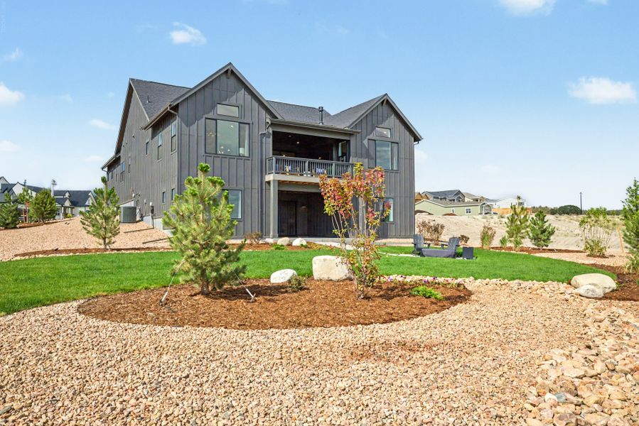 Front exterior of a home in the Jackson Creek community, located in Monument, CO (Image 34).
