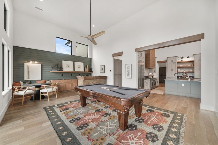 Furnished interior in a model home at Twinwood in Simonton (Image 13).