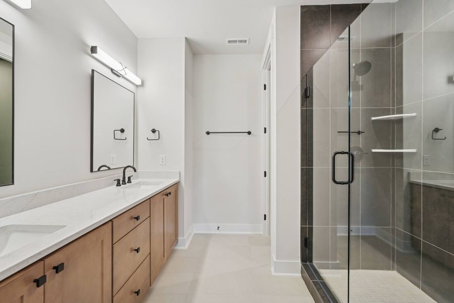 Furnished interior in a model home at Summit At Homestead in Chapel Hill (Image 27).