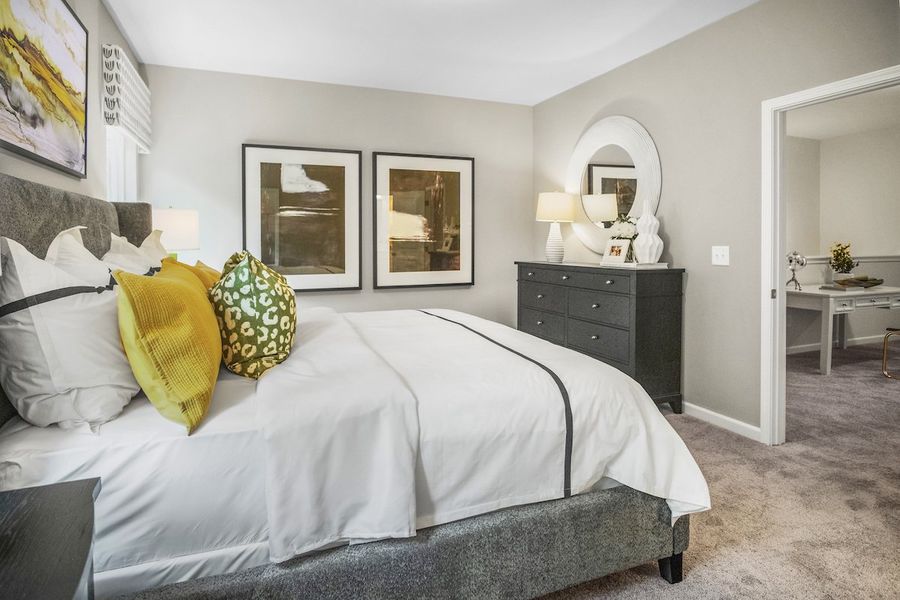 Furnished interior in a model home at Ironhorse in Dickson (Image 8).