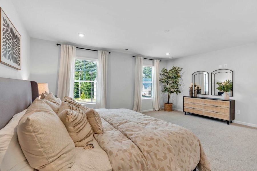 Furnished interior in a model home at Sweetlake Grove in Mableton (Image 24).