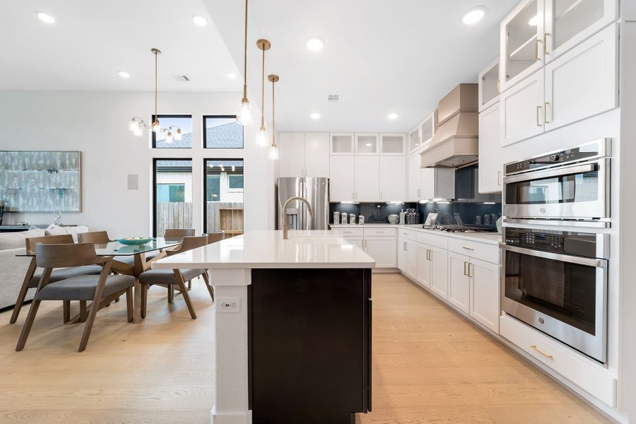 Furnished interior in a model home at Mulberry Farms in Santa Fe (Image 22).
