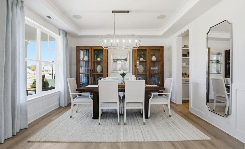 Furnished interior in a model home at Alexander Landing in Mint Hill (Image 5). Furnished interior in a model home at Alexander Landing in Mint Hill (Image 5).