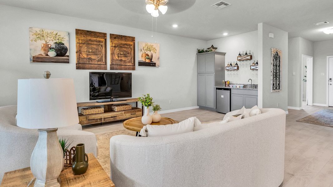 Furnished interior in a model home at Country Meadows in Thorndale (Image 8).