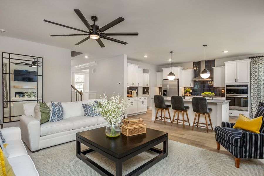 Furnished interior in a model home at Legacy Lakes in Aberdeen (Image 16).